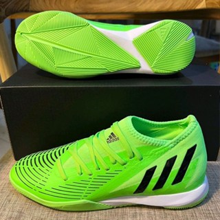 รองเท้าฟุตบอล Adidas Predator Edge .3 สีเขียว สีดํา