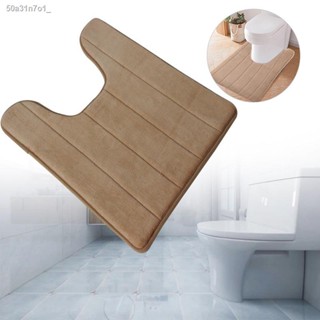 Memory Foam Anti Slip Toilet Floor Mat Bath Pad Rug Soft Washable Pedestal 40X60