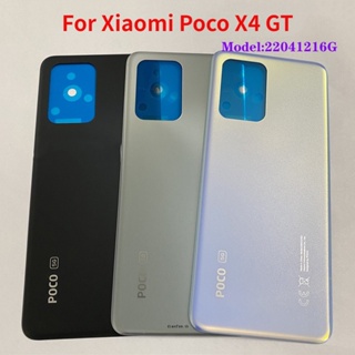 ฝาครอบแบตเตอรี่ด้านหลัง พร้อมเลนส์กล้อง สําหรับ Xiaomi Poco X4 GT