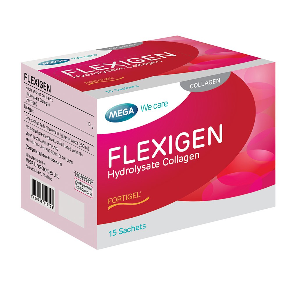 Mega Flexigen (Hydrolysate Collagen 10 กรัม) 15 ซอง
