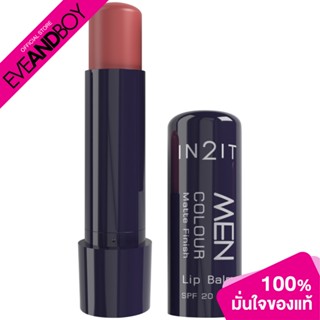 IN2IT - Men Colour Matte Finish Lip Balm Spf20 Pa++ (4.8g.) ลิปบาล์ม