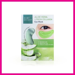BABY BRIGHT - Aloe Vera & Fresh Collagen Eye Mask (1 Pair) แผ่นมาส์กตา
