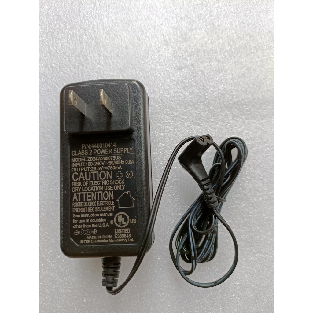 American Hoover Hoover เครื่องดูดฝุ่น Hoover 26.5V750MA เครื่องชาร์จ ZD24W265075สายไฟ US CN