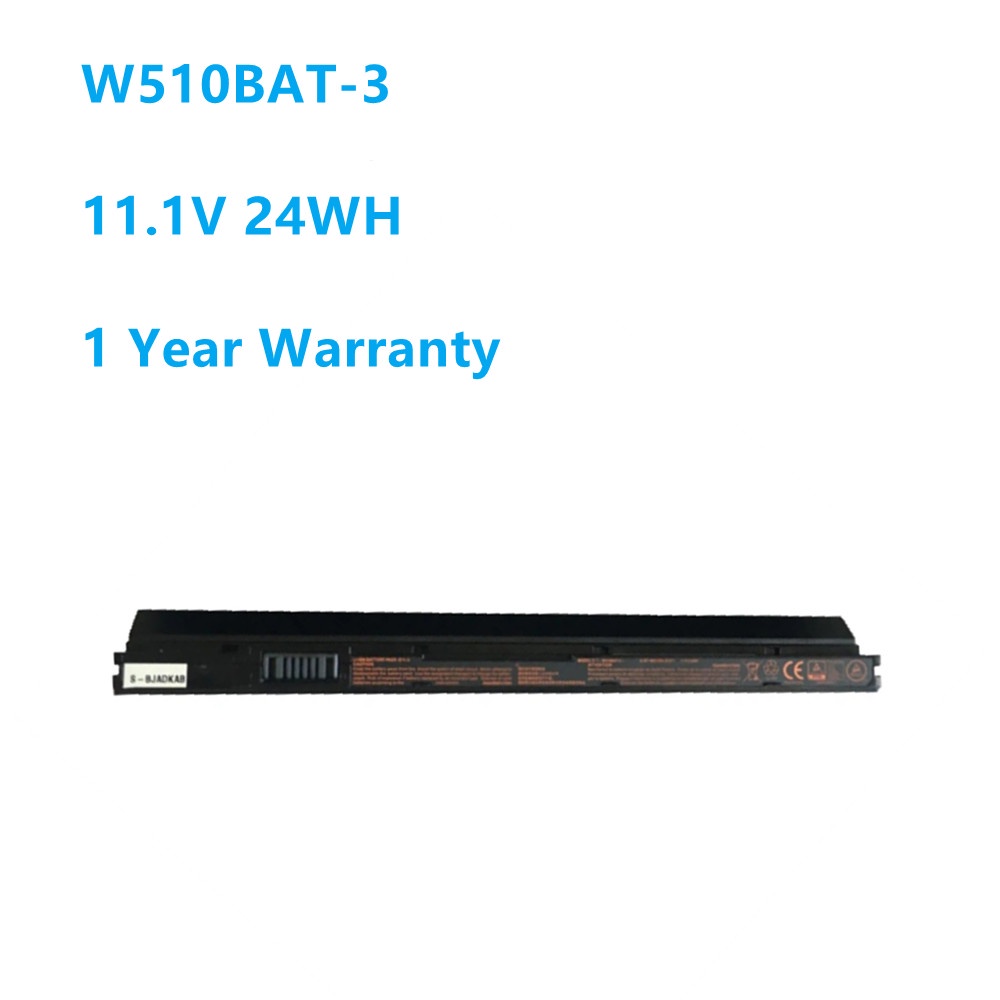 W510BAT-3 Laptop Battery For Clevo W510LU W510S W515LU 6-87-W510S 6-87-W510S-42F2 11.1V 24WH
