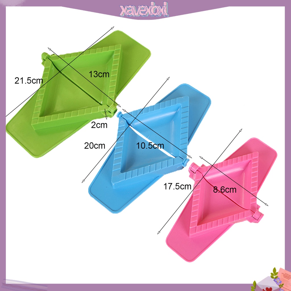 (xavexbxl) ที่ห่อเกี๊ยว แบบปลดเร็ว ทรงสามเหลี่ยม เกรดอาหาร ใช้ซ้ําได้ สําหรับห้องครัว - รูปที่ 4