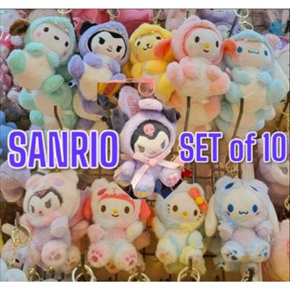 พวงกุญแจซานริโอ้SANRIO KEYHOLDER KEY CHAIN SOFT DOLL​ (จำหน่ายยกเซ็ท)​