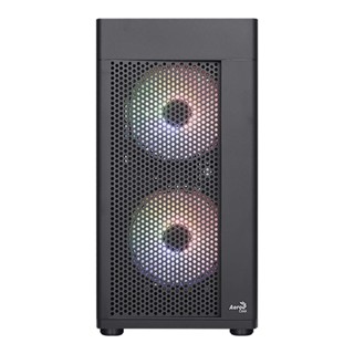 อุปกรณ์คอมพิวเตอร์ &lt; CASE (เคส) AEROCOOL HEXFORM (BLACK) (HEXFORM-G-BK-V2) (MICRO-ATX)