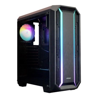 อุปกรณ์คอมพิวเตอร์ ; CASE (เคส) ANTEC NX201 RGB (BLACK) (ATX)