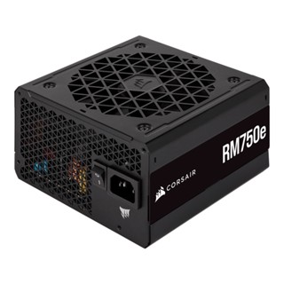อุปกรณ์คอมพิวเตอร์ ++ POWER SUPPLY (อุปกรณ์จ่ายไฟ) CORSAIR RM750E - 750W 80 PLUS GOLD (CP-9020262-NA) (BLACK) (ATX)