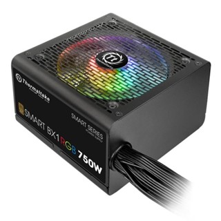 อุปกรณ์คอมพิวเตอร์ [ POWER SUPPLY (อุปกรณ์จ่ายไฟ) THERMALTAKE SMART BX1 RGB 750W 80 PLUS BRONZE