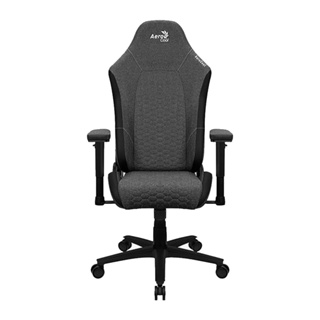 GAMING CHAIR (เก้าอี้เกมมิ่ง) AEROCOOL GAMING CROWN AEROWEAVE ASH BLACK (CROWN-AB) (สินค้าต้องประกอบก่อนใช้งาน)::