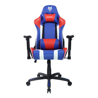 อุปกรณ์สำหรับเกมเมอร์ &gt; GAMING CHAIR (เก้าอี้เกมมิ่ง) NUBWO GAMING BLUE/WHITE/RED (NBCH-019)