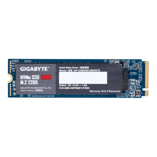 อุปกรณ์จัดเก็บข้อมูล [ 256 GB SSD (เอสเอสดี) GIGABYTE PCIe/NVMe M.2 2280 (GP-GSM2NE3256GNTD)