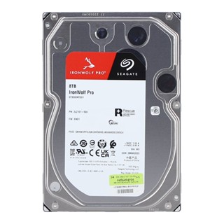 อุปกรณ์จัดเก็บข้อมูล ) 8 TB 3.5" HDD (ฮาร์ดดิสก์ 3.5") SEAGATE IRONWOLF PRO - 7200RPM SATA3 (ST8000NT001)