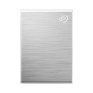 อุปกรณ์จัดเก็บข้อมูล # 1 TB PORTABLE SSD (เอสเอสดีพกพา) SEAGATE ONE TOUCH SSD (SILVER) (STKG1000401)