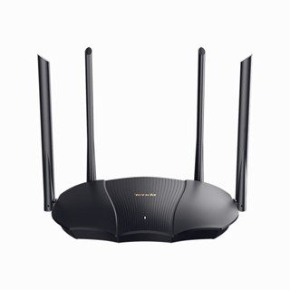 อุปกรณ์เน็ตเวิร์ค \ ROUTER (เราเตอร์) TENDA AX3000 DUAL-BAND GIGABIT WI-FI 6 ROUTER (TX9 Pro) BLACK