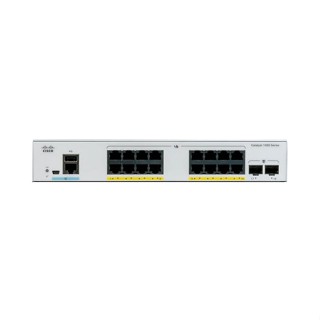 อุปกรณ์เน็ตเวิร์ค +++ SWITCH (สวิตซ์) CISCO C1000-16P-2G-L 16 PORTS GE, 2x1G SFP (C1000-16P-2G-L)