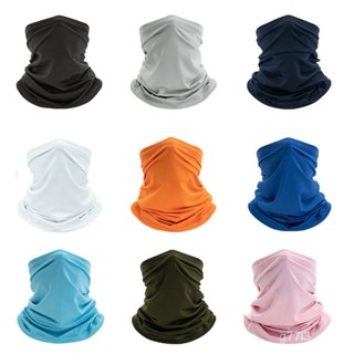 🔥Motorcycle Balaclava Ice Silk Scarf Sunscreen Outdoor Sweat Wicking Driving Fishing Bandana Sun Neck Headgear Moto Acce