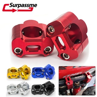 Motorcycle Handlebar Risers 22mm 7/8" to 28mm 1 1/8" Handle Bar Risers Mount Clamp For Motocross Dirt Pit Bike ATV Acces