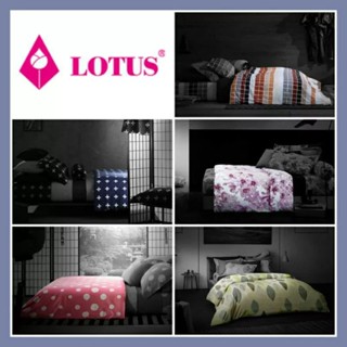 🟧 ผ้าปูที่นอน Lotus รุ่น Impression 🟧 330 / 490 เส้นด้าย พิมพ์ลาย