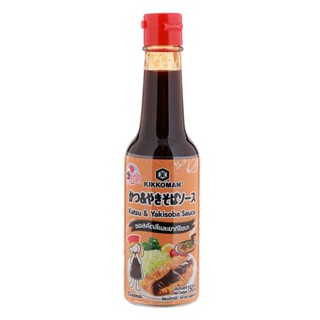 คิดโคแมนเทสตี้เจแปนซอสคัตสึและยากิโซบะ 150มล.  /  Kikkoman Tasty Japan Katsu and Yakisoba Sauce 150ml.