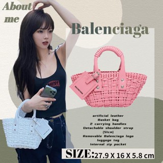 บาเลนซิเอก้า Balenciaga BISTRO Bow Extra Small Shoulder Strap Basket Bag รุ่น Womens