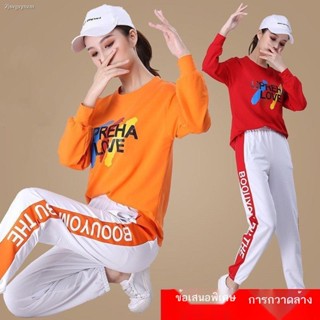 กางเกงวอร์ม ❣☫กางเกงออกกําลังกายผู้หญิงไซส์ใหญ่  【CLEARANCE】Clearance Yang Liping Shuffle Dance Square Dance Costume ชุด