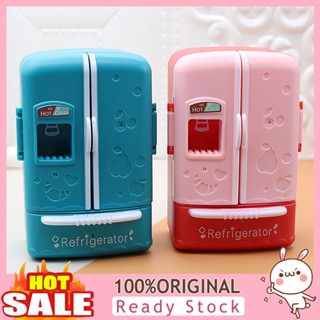 [B_398] Mini Fridge Toy Cute Small Simulated Nice-looking Decorative Openable 44573 Dollhouse Kitchen Furniture Food Toy for Micro Landscape