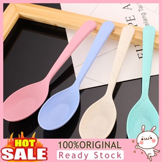 [B_398] Soup Spoon Eco-friendly Long Plastic Microwave Dishwasher Porridge Spoon Kids Tableware