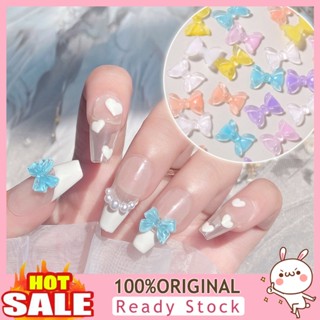 [B_398] 50Pcs Nail Art Jewelry Bow Charms Accessories Resin Nail Art Decoration Nail Supplies