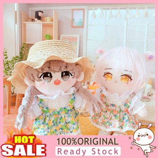 【CH】Doll Clothes Adorable Dress-up Various Styles Beautiful Doll Lace Wedding Strap Dress Hat Outfit for 20cm Doll