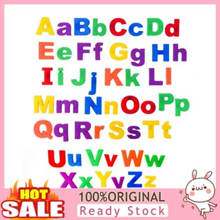 [B_398] 26Pcs Lower/Upper Case Alphabet Number Fridge Learning Toy