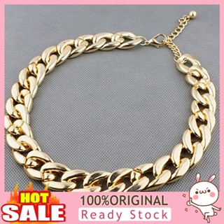 [B_398] Women Simple Punk Style Link Chain Choker All Match Necklace Jewelry