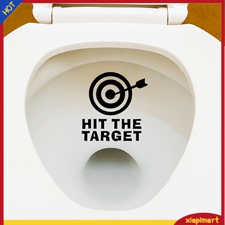 &lt;xiapimart&gt; สติกเกอร์ติดตกแต่งชักโครกลาย Hit the target