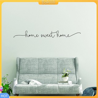 (Bakilili) สติ๊กเกอร์ตัวอักษร Sweet Home สําหรับติดตกแต่งผนังห้องนั่งเล่น