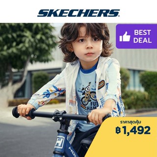 Skechers สเก็ตเชอร์ส เสื้อแจ็คเก็ต เด็กผู้ชาย UV PROTECT Freestyle Bicycle Cycling Jacket - P322B008