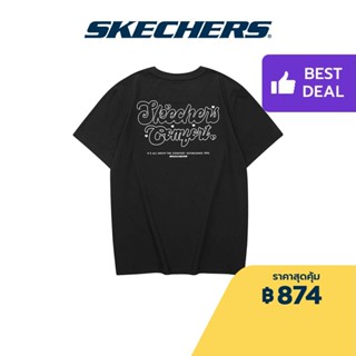 Skechers สเก็ตเชอร์ส เสื้อยืดแขนสั้น ยูนิเซ็กส์ GODRI Love Story Short Sleeve Tee - L223U050