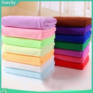 {livecity} ผ้าขนหนูไมโครไฟเบอร์ทำความสะอาดได้ 35 x 75 ซม.