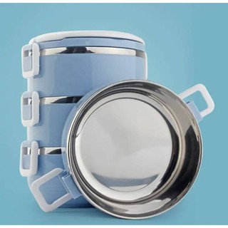 ส่งเร็ว⚡️ ปิ่นโตสแตนเลส 3 ชั้นแบบพกพา 3tiered tiffin stainless steel