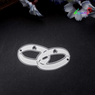 【AG】Two Rings Cutting Dies DIY Craft Scrapbook Paper Card Photo Stencil Mold