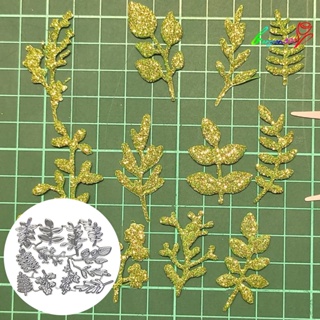 【AG】Embossing Stencil Anti-deform Easy Use Unique Leaf Pattern Craft Cutting Die for Album