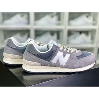 ของแท้ New Balance NB ML574LGI รองเท้าผ้าใบที่ทนต่อการสึกหรอ รองเท้าวิ่งสบายสำหรับผู้ชายและผู้หญิง รองเท้าลำลองระบายอากาศ