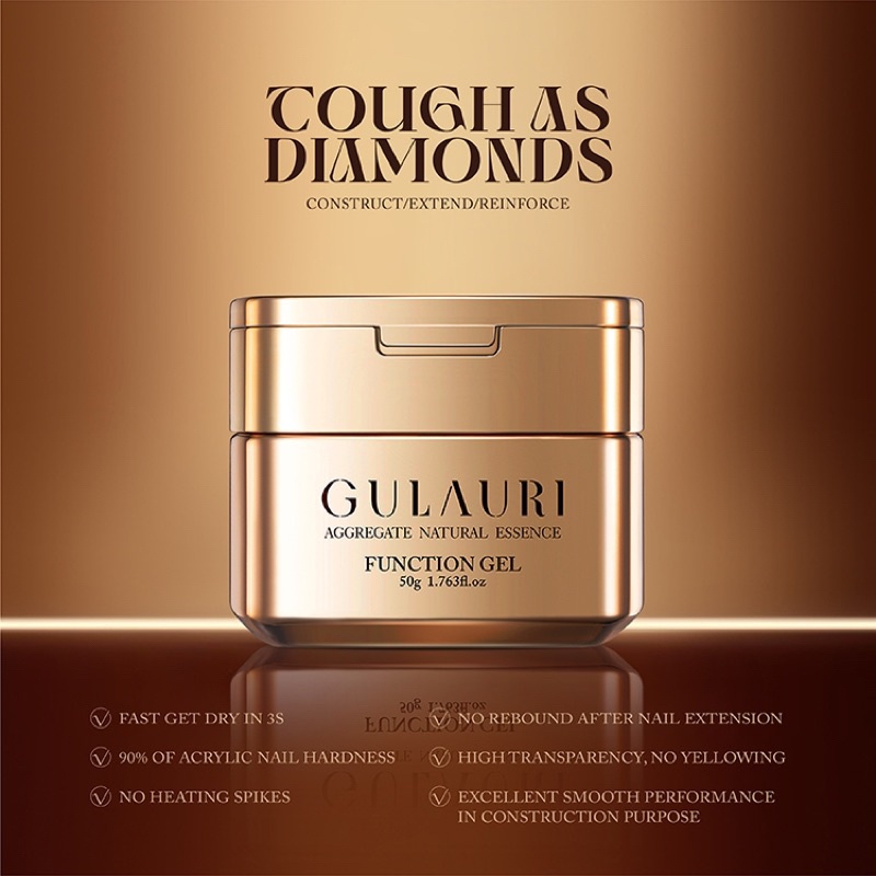 GULAURI  Diamond Sculptor Gel 50g ต่อหน้าเล็บ​สุขภาพดี#FUGL