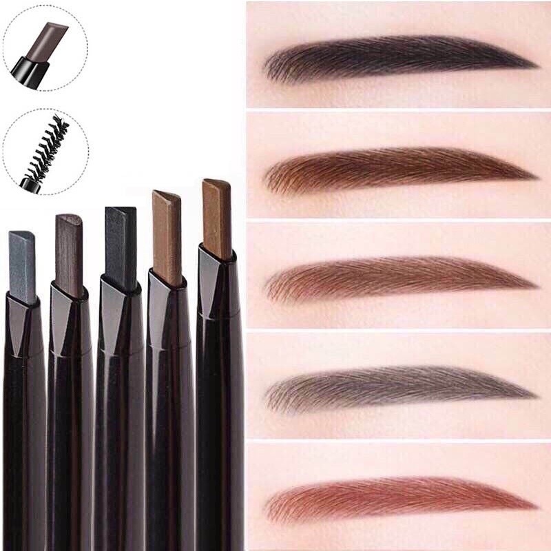 BEIKOTT ดินสอเขียนคิ้ว เครื่องสำอางสำหรับผู้หญิง แบบหมุนออโต้ กันน้ำ พร้อมแปรง ติดทนนาน 1ชิ้น