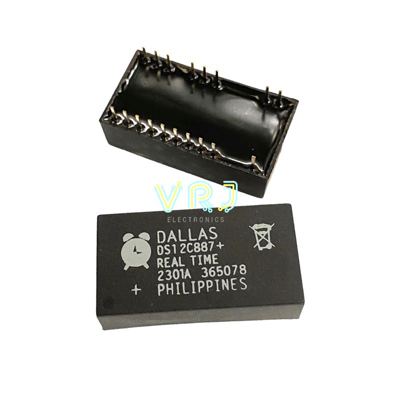 IC DS12C887+ NONVOLATILE SRAM  18ขา มีของพร้อมส่งในไทย