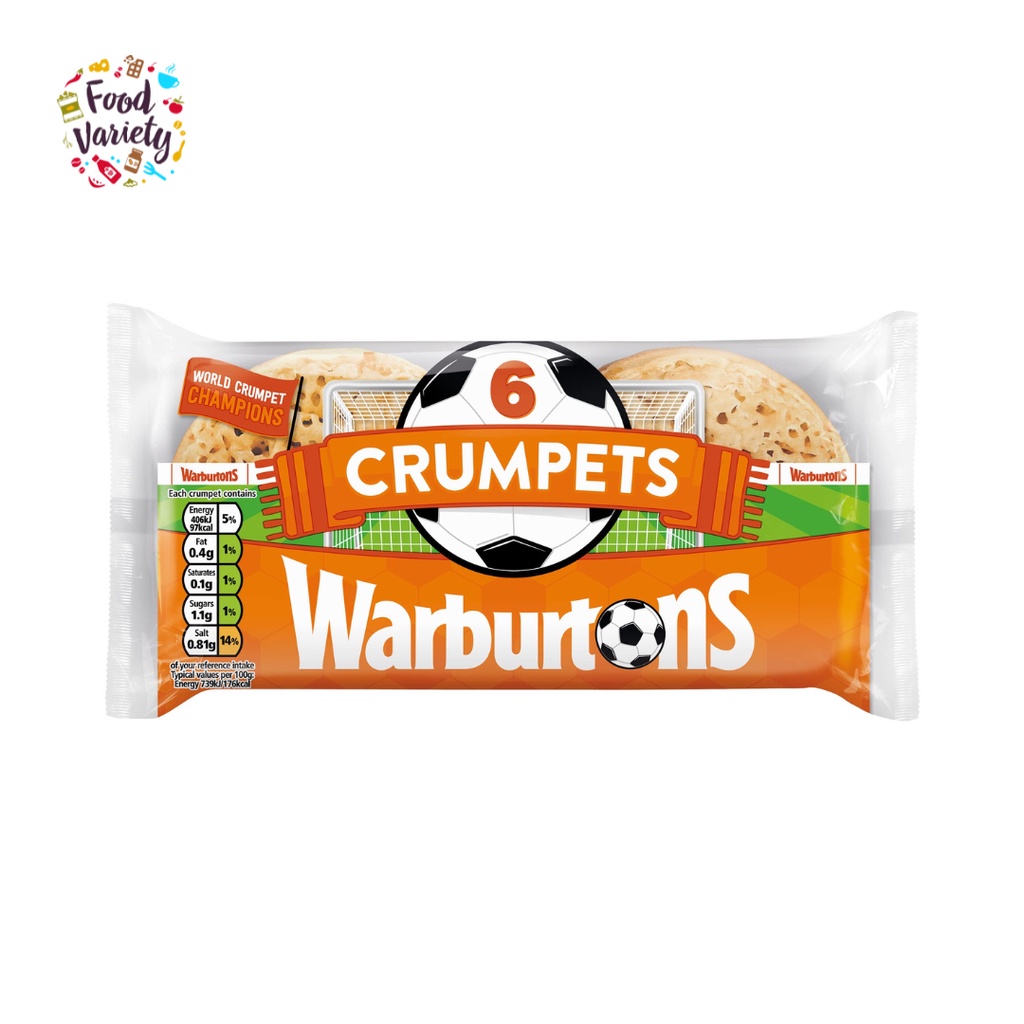 Warburtons Crumpets 6 Pcs