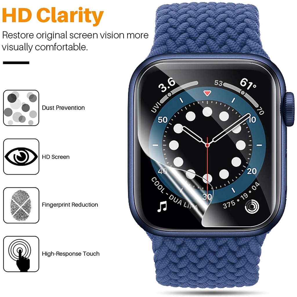 ✠HD Film For Apple Watch Screen Protector 44mm 40mm 42mm 38mm  iWatch Protector Accessories for Appl