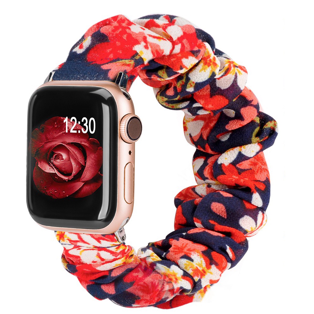 ✘Scrunchie Strap for apple watch 5 band 44mm 40mm correa iwatch bands 42mm 38mm bracelet watchband for series 6 SE 5 4 3