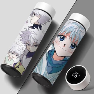 Killua Zoldyck HUNTER x HUNTER กระติกน้ําร้อนอัจฉริยะ สเตนเลส 304 ลายการ์ตูนอนิเมะ Qiya วัดอุณหภูมิอุณหภูมิสูง สําหรับนักเรียน