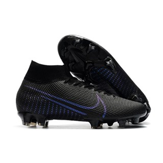 Nike assassin thirteenth generation เล็บปลอม Flyknit 360 FG กันน้ํา สีดํา 015